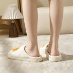 BERANMEY Halloween Slippers for Women Perfect Soft Plush Comfy Warm Slip-On Cute Womens Slippers Indoor Fluffy House Slippers for Women and Men Non-slip Fuzzy Flat Slides - Image 108