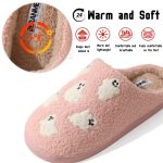 BERANMEY Halloween Slippers for Women Perfect Soft Plush Comfy Warm Slip-On Cute Womens Slippers Indoor Fluffy House Slippers for Women and Men Non-slip Fuzzy Flat Slides - Image 90