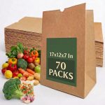 100 Pack Paper Kraft Paper Bags,Heavy Duty Large Grocery Brown Bag,14x10.5x6.5 Inch Bags for Storage,Take out,Shopping,Sacks - Image 15