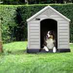 Waleaf Plastic Dog House Outdoor Indoor for Small Medium Larige Dogs,Waterproof Dog Houses with Elevated Floor and Air Vents,Durable Ventilate & Easy Clean and Assemble - Image 3
