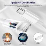 iPhone Charger, 2 Pack 20W PD White Fast Charger Block with 6ft Fast Charging Cables Compatible with iPhone 14/13/12/11 - Image 3