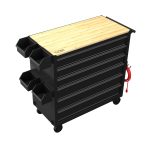 Hyper Tough Hyper Stack 27-Inch 6-Drawer Rolling Tool Cabinet, Black Steel Garage Tool Storage Chest - Image 17