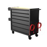 Hyper Tough Hyper Stack 27-Inch 6-Drawer Rolling Tool Cabinet, Black Steel Garage Tool Storage Chest - Image 16